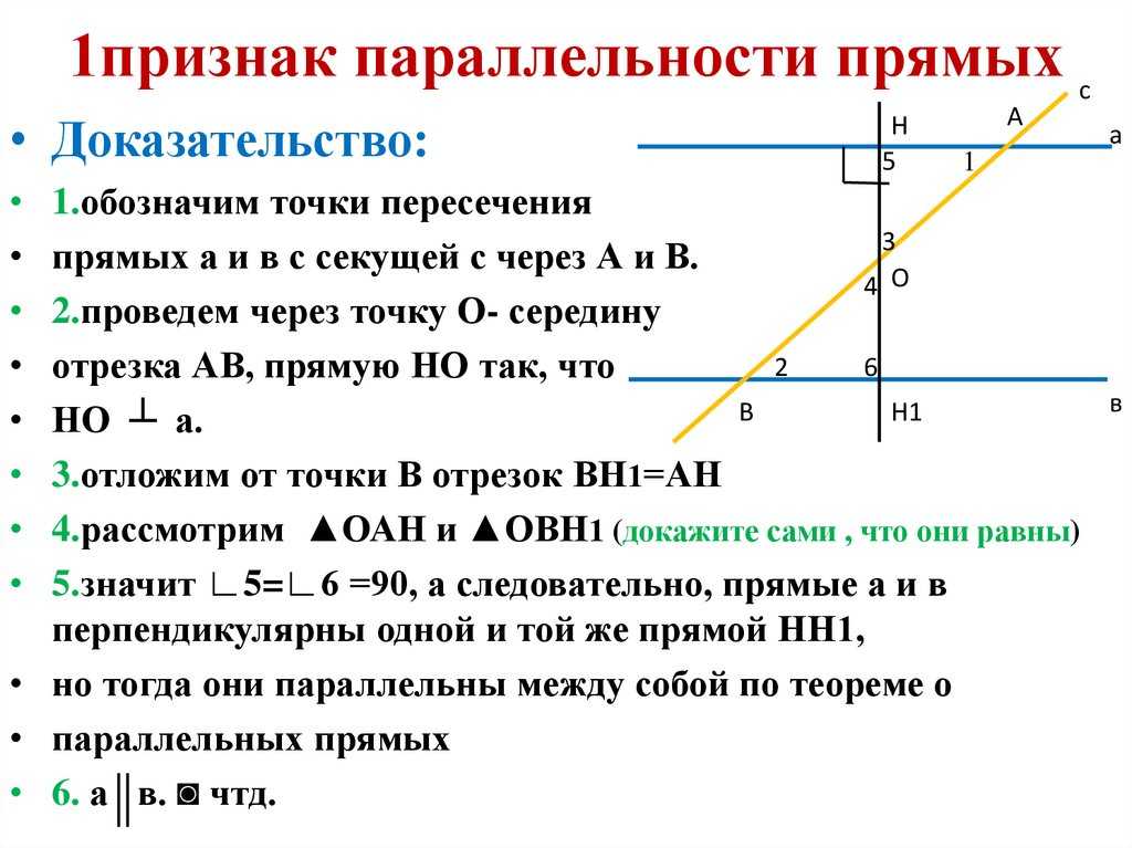 Параллельные  прямые в пространстве: определение, их признаки и свойства, доказательство