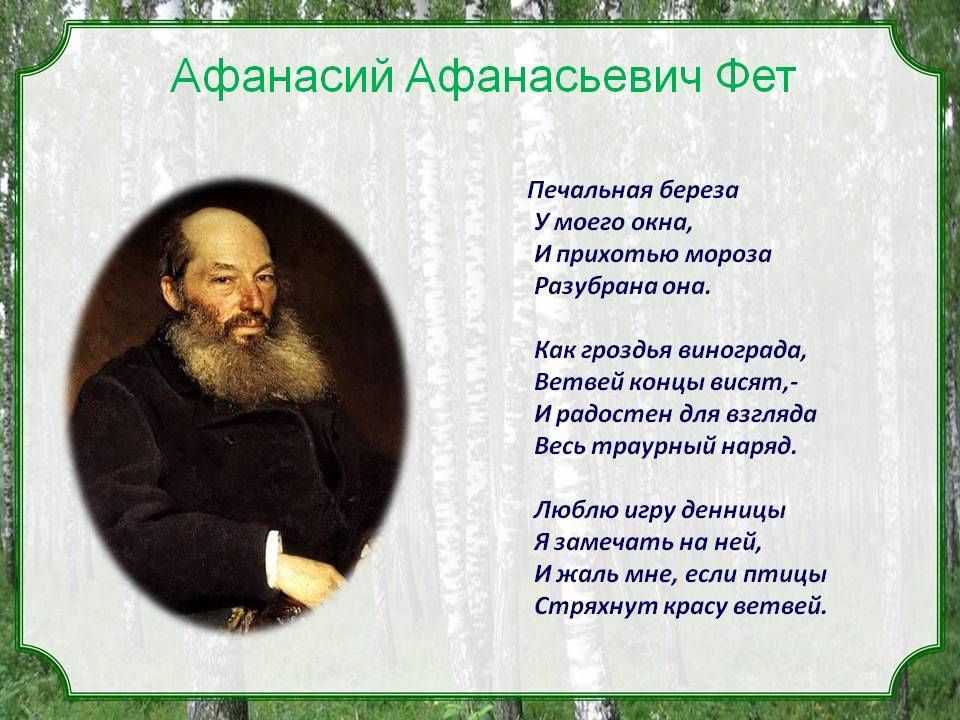 Из разборов лирики а.а. фета: «кот поет, глаза прищуря»