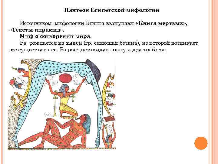 Древние египетские мифы о сотворении мира