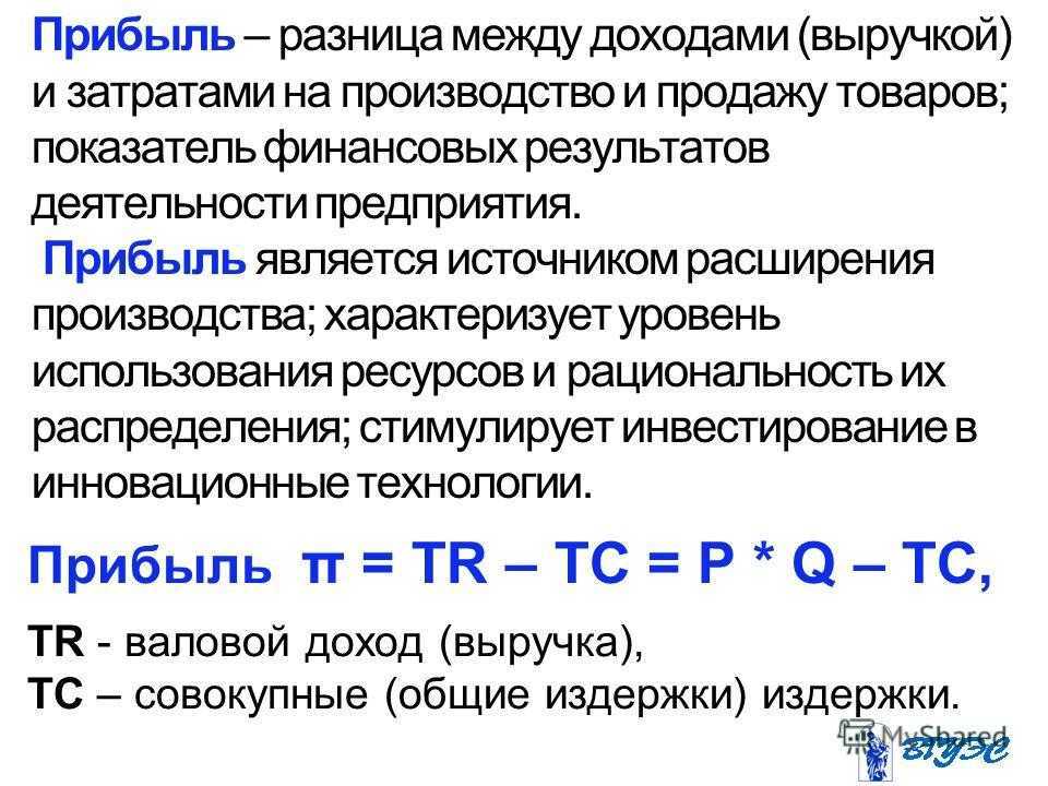 Выручка: формула расчета, отличия от прибыли - план-про