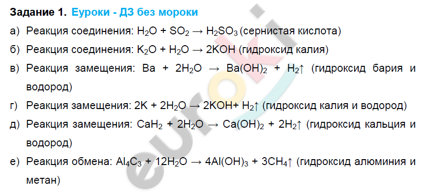 Решебник (гдз) по химии 8 класс о.с. габриелян