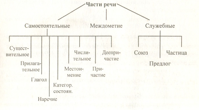 Части речи | коллекции учебных материалов - учисьучись.рф