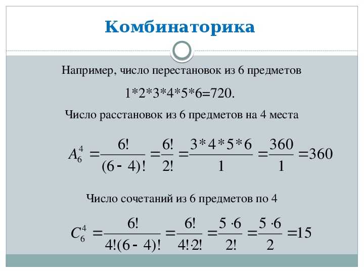 Комбинаторные ⭐ задачи: что это такое, виды, как решать простейшие, схема с примерами