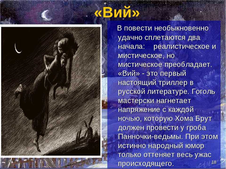 Краткое содержание «вий» менее 1 минуты и по главам за 5 минут