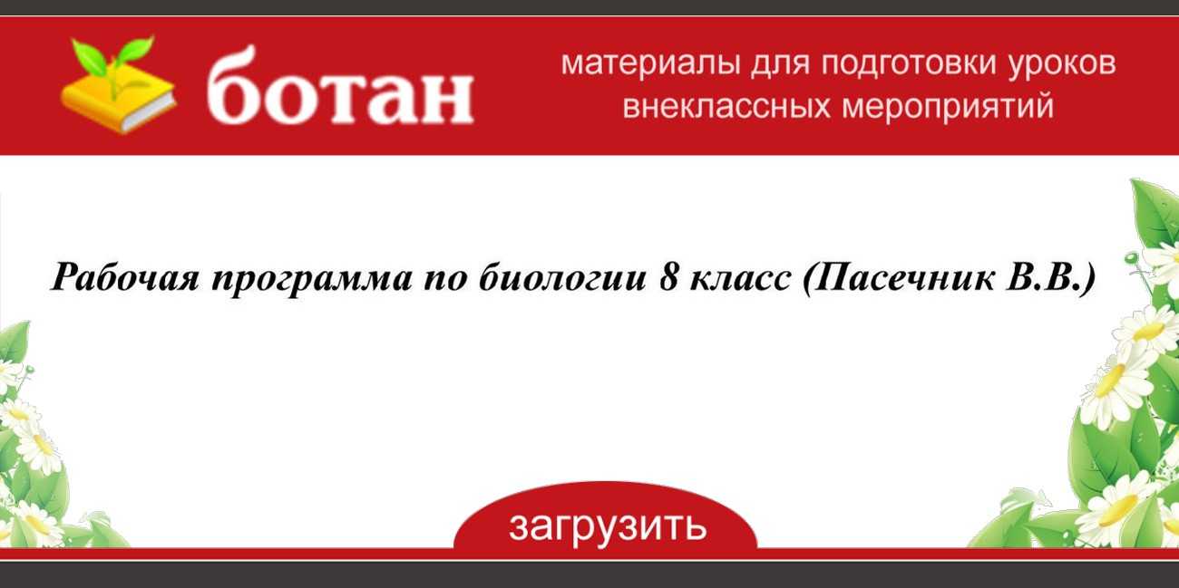 Гдз решебник по биологии 8 класс