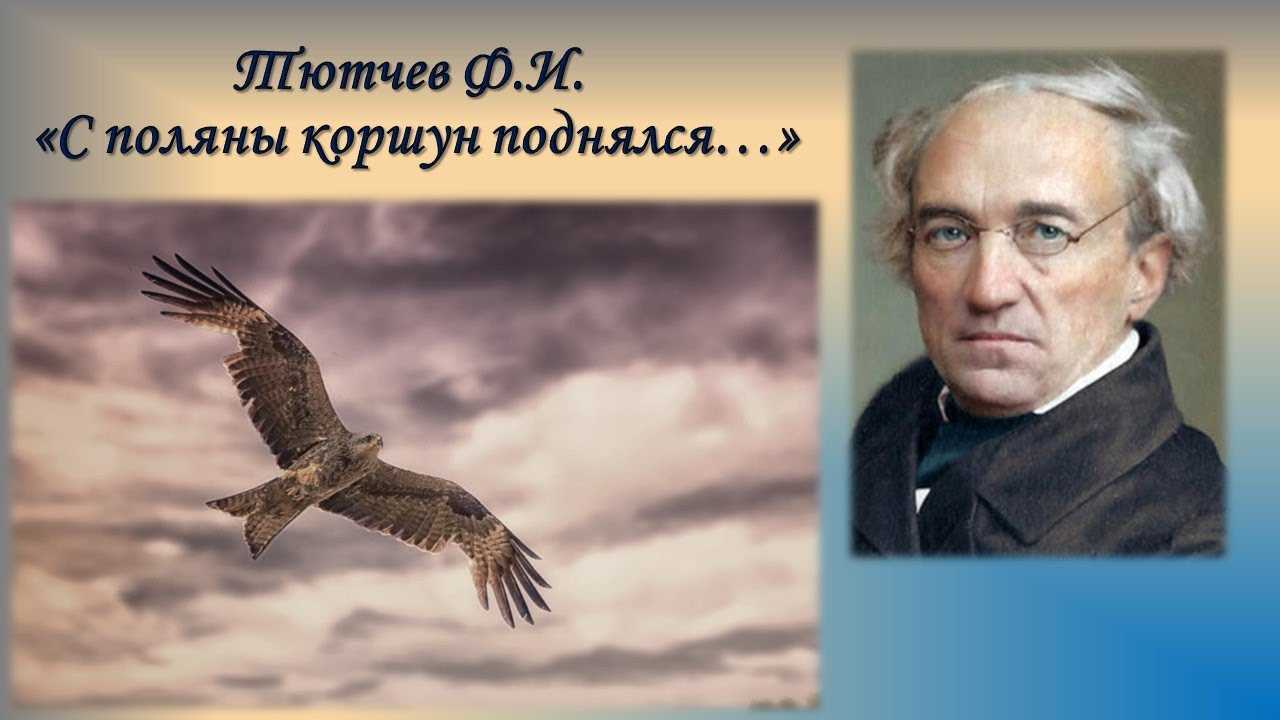 Анализ стихотворения «с поляны коршун поднялся» тютчева