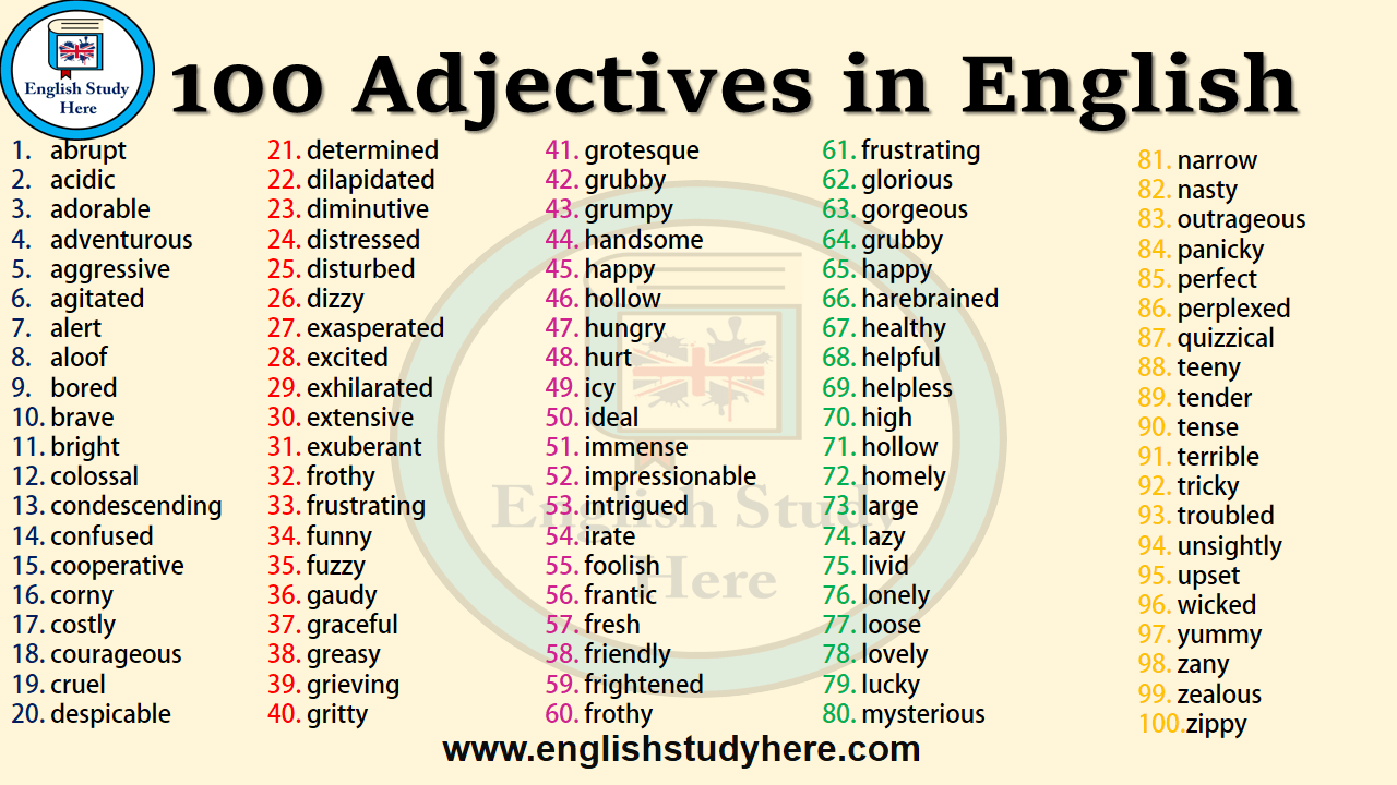 Comparison of adjectives: comparative and superlative adjectives - eslbuzz