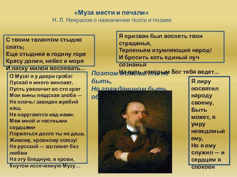 Николай некрасов — поэт и гражданин (поэма): стих