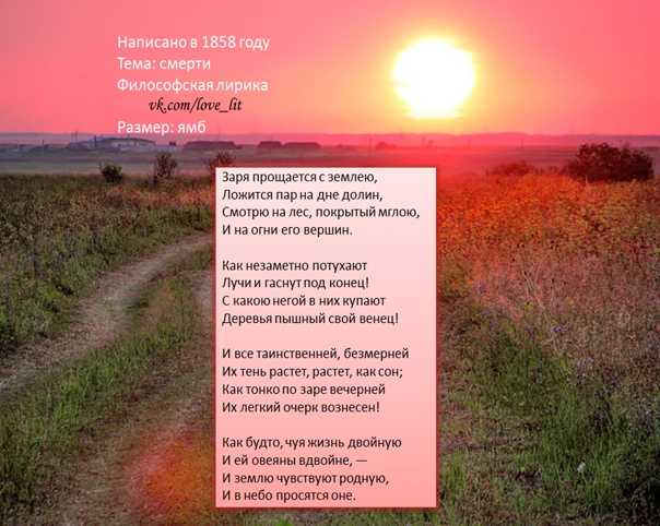 Метр и ритм. синтаксис. «заря прощается с землею…». путеводитель по поэзии а.а. фета. андрей михайлович ранчин.