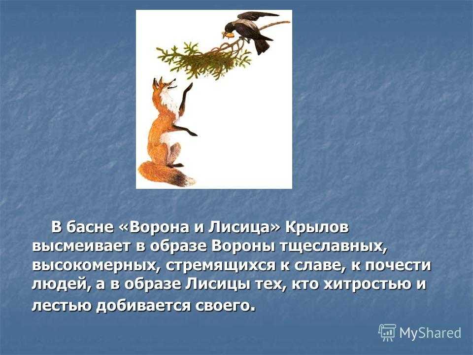 Басни крылова