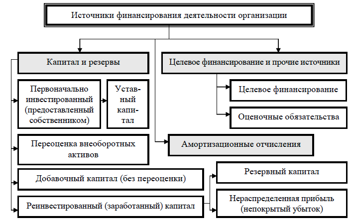 Способы финансирования деятельности организаций