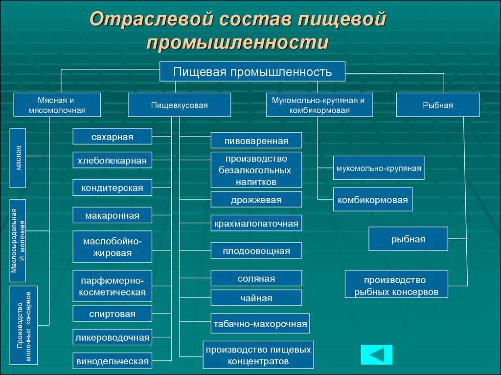 Легкая и пищевая промышленность