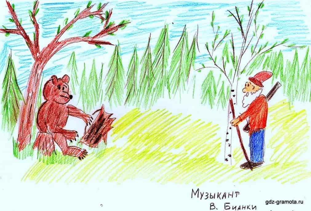 Бианки музыкант главная мысль рассказа пословица