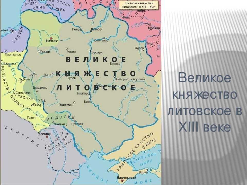 Литовское государство и русь - кабинет истории