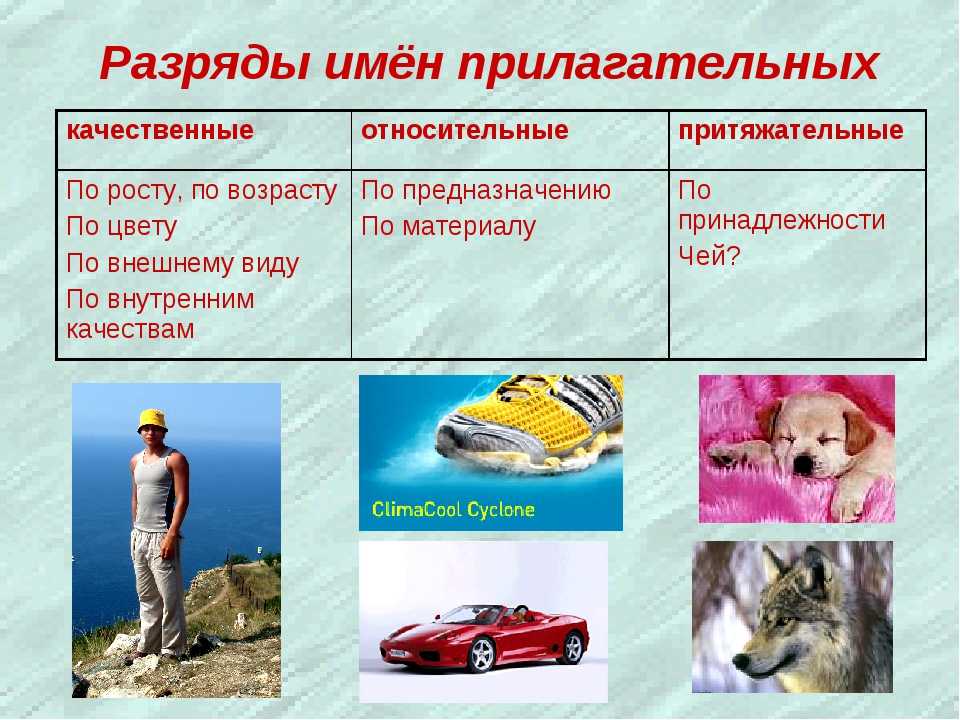 Прилагательное