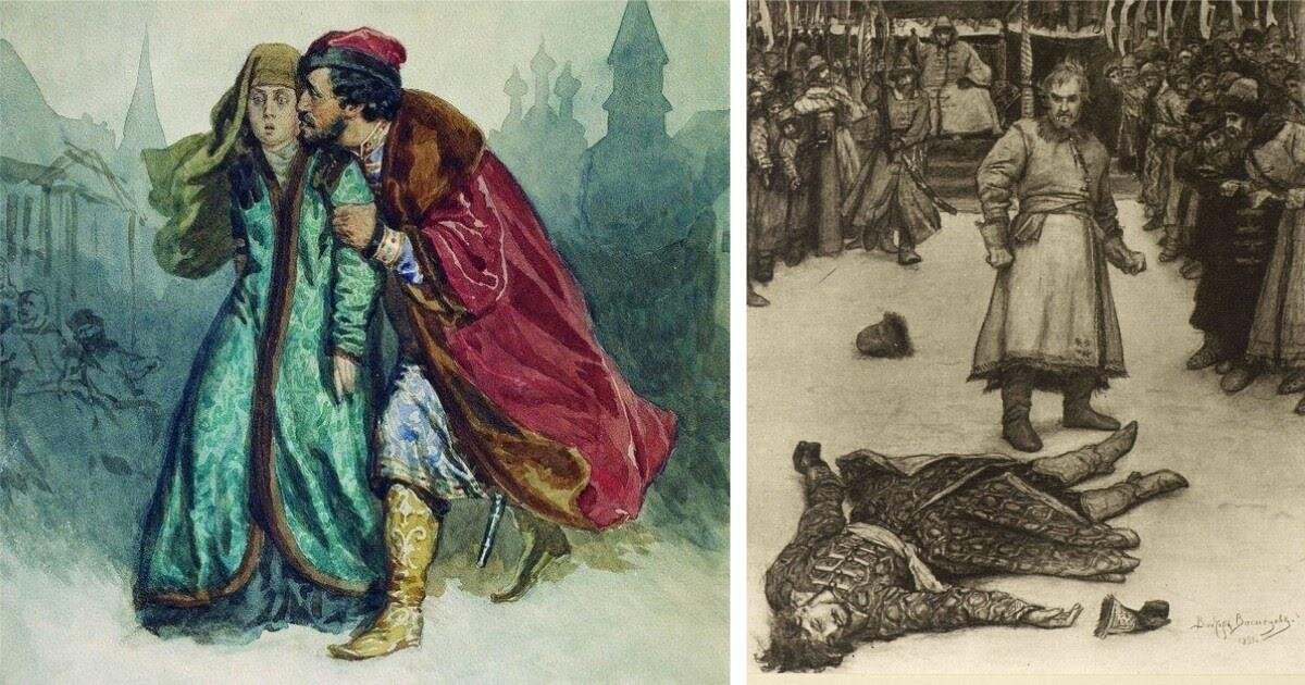 «песня про царя ивана васильевича, молодого опричника и удалого купца калашникова» (м. лермонтов)
