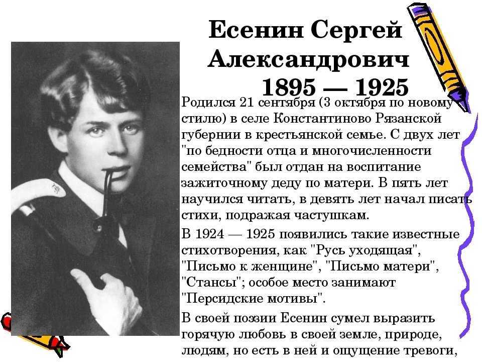 Анализ стихотворения есенина “мои мечты. анализ стихотворения мои мечты есенина
