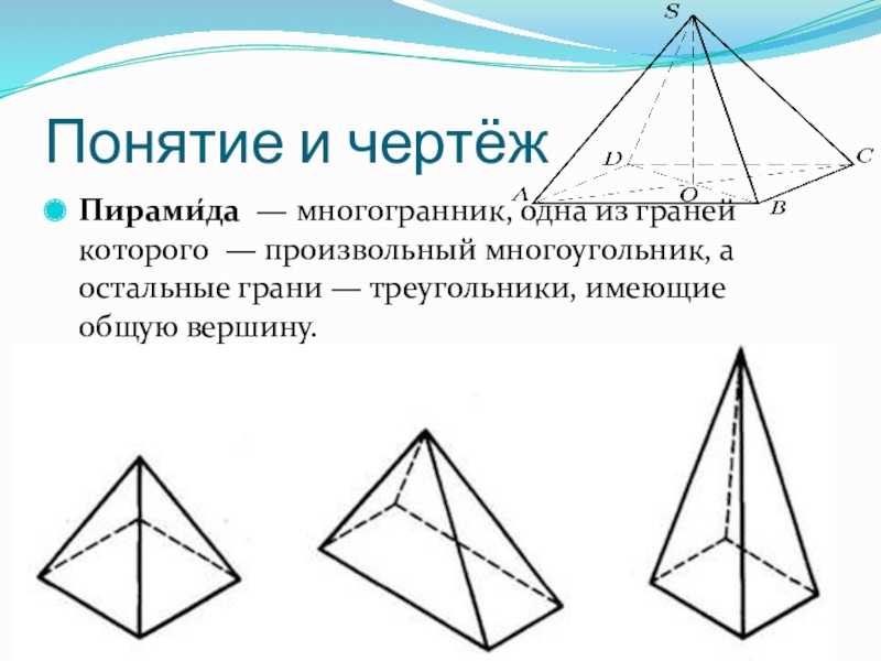 Пирамида (геометрия) - читайте бесплатно в онлайн энциклопедии «знание.вики»